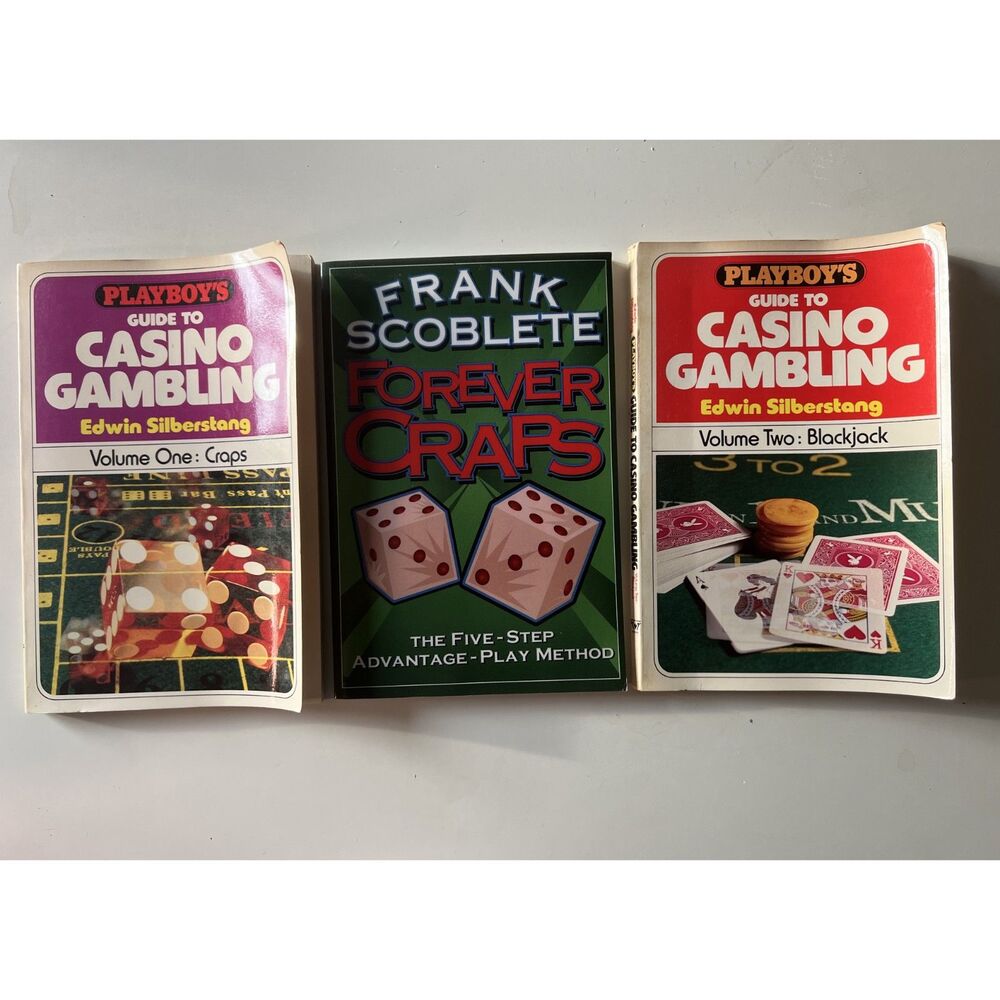 3 Books Playboys Guide to Casino Gambling Forever Craps Blackjack Frank Scoblete